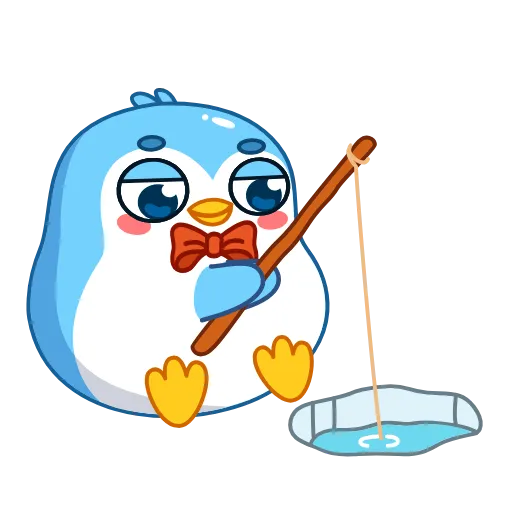 🎣 Эмодзи «👏 Пингвин Снежок / Snowy the Penguin» для Telegram