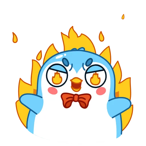 😡 Эмодзи «👏 Пингвин Снежок / Snowy the Penguin» для Telegram