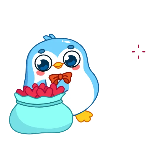❤️ Эмодзи «👏 Пингвин Снежок / Snowy the Penguin» для Telegram