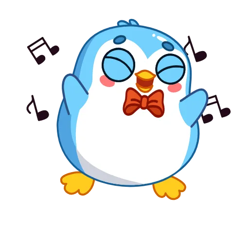 🕺 Эмодзи «👏 Пингвин Снежок / Snowy the Penguin» для Telegram