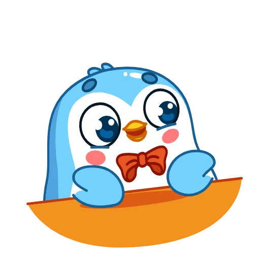 🤩 Эмодзи «👏 Пингвин Снежок / Snowy the Penguin» для Telegram