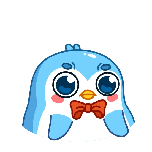 🙅‍♂️ Эмодзи «👏 Пингвин Снежок / Snowy the Penguin» для Telegram