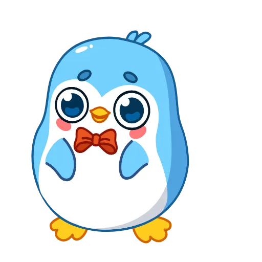 😂 Эмодзи «👏 Пингвин Снежок / Snowy the Penguin» для Telegram