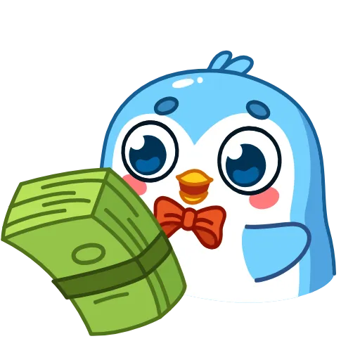 🤑 Эмодзи «👏 Пингвин Снежок / Snowy the Penguin» для Telegram