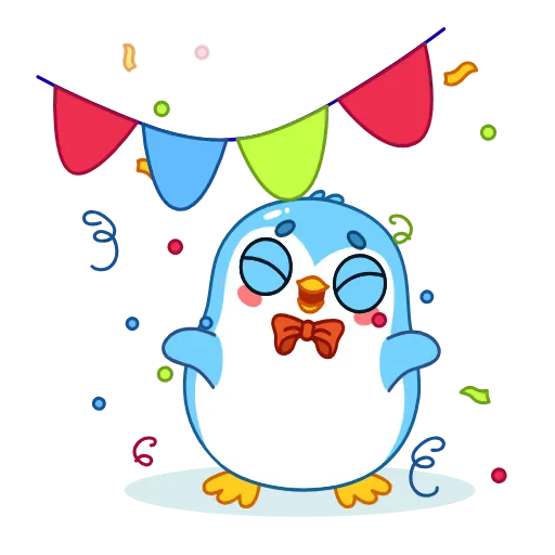 🥳 Эмодзи «👏 Пингвин Снежок / Snowy the Penguin» для Telegram