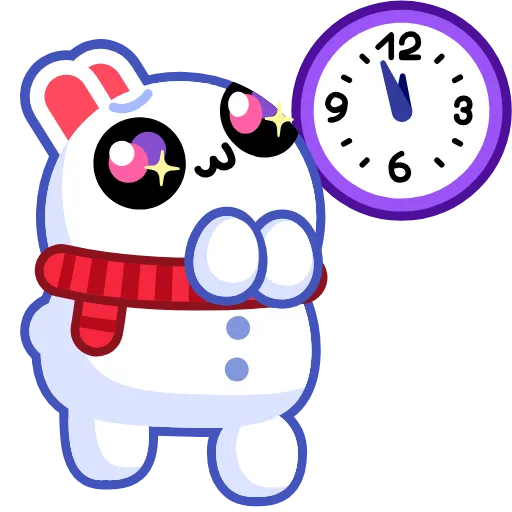 🤩 Эмодзи «Snow Rabbit» для Telegram