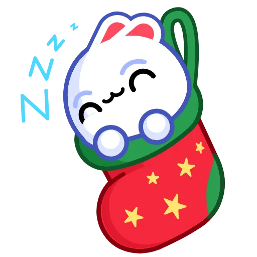 😴 Эмодзи «Snow Rabbit» для Telegram