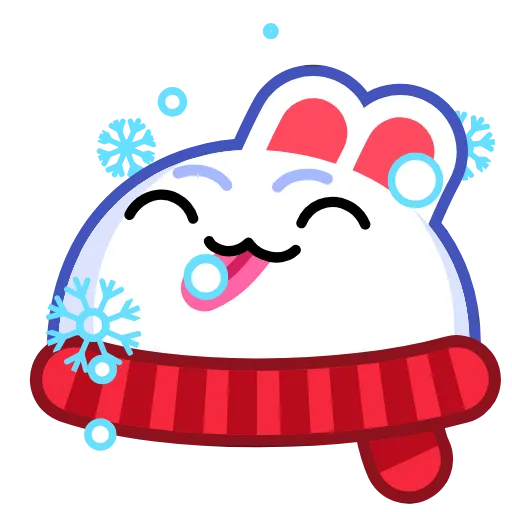 😋 Эмодзи «Snow Rabbit» для Telegram