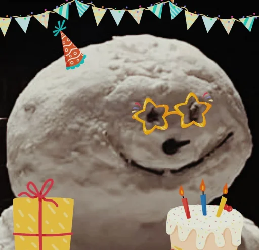 🎂 Стикер «Снеговичок» для Telegram