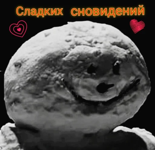 🌑 Стикер «Снеговичок» для Telegram