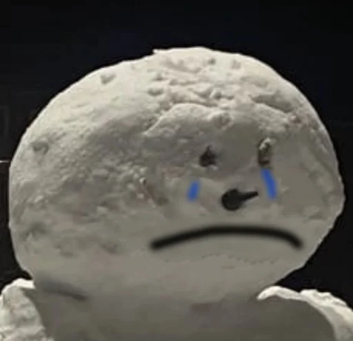 🙁 Стикер «Снеговичок» для Telegram