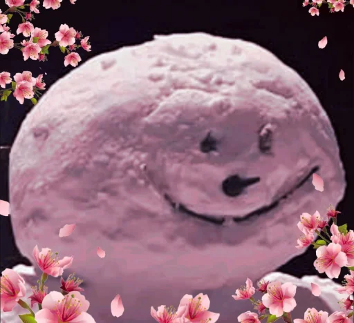 🌸 Стикер «Снеговичок» для Telegram