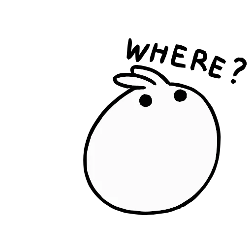 ❔ Стикер «Snowball Rabbit» для Telegram