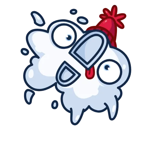 🤪 Эмодзи «Snowball» для Telegram