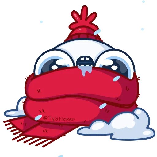 🥶 Эмодзи «Snowball» для Telegram