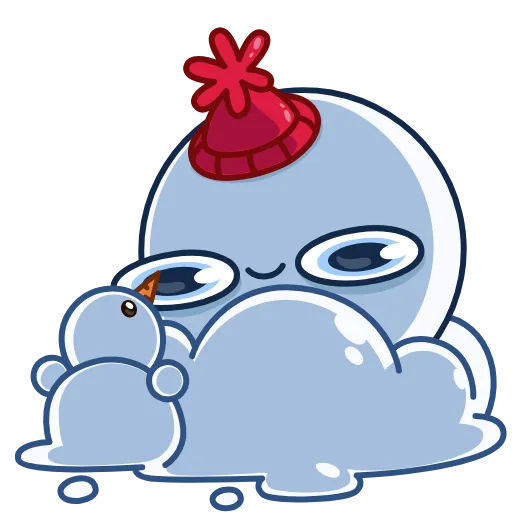 👁 Эмодзи «Snowball» для Telegram