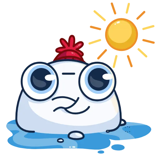 🌤 Эмодзи «Snowball» для Telegram