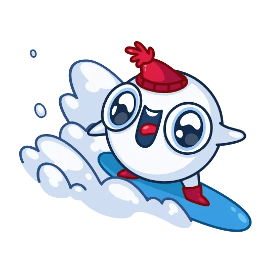 🏂 Эмодзи «Snowball» для Telegram