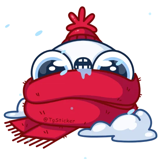 🥶 Эмодзи «Snowball» для Telegram