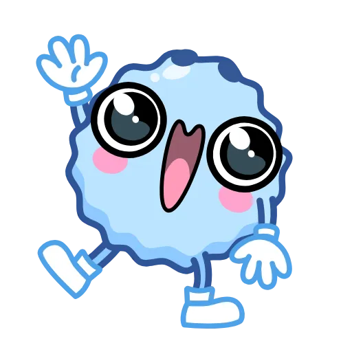 👋 Эмодзи «Снежок» для Telegram