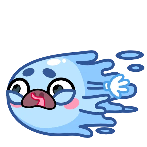 🗣 Эмодзи «Снежок» для Telegram