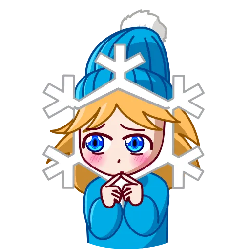 🥺 Эмодзи «Snowflake» для Telegram