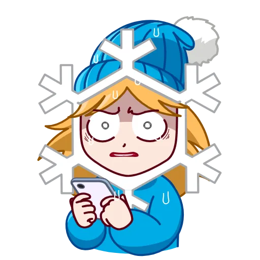 ☀️ Эмодзи «Snowflake» для Telegram