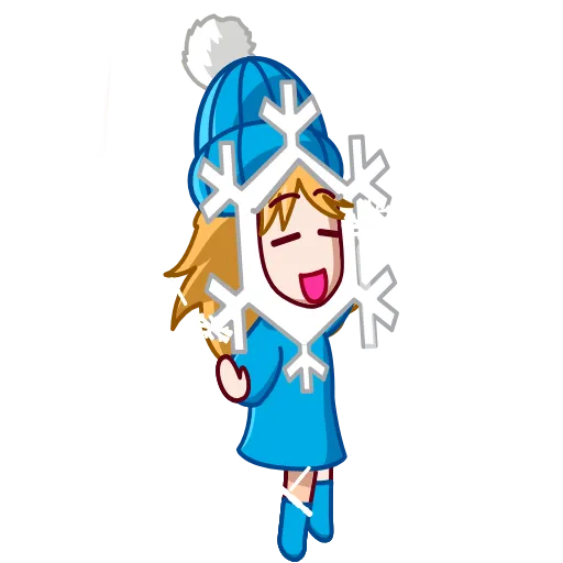 ❄ Эмодзи «Snowflake» для Telegram