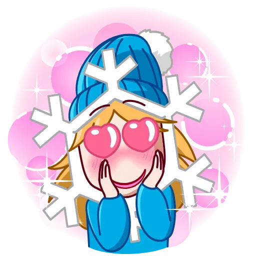😍 Эмодзи «Snowflake» для Telegram