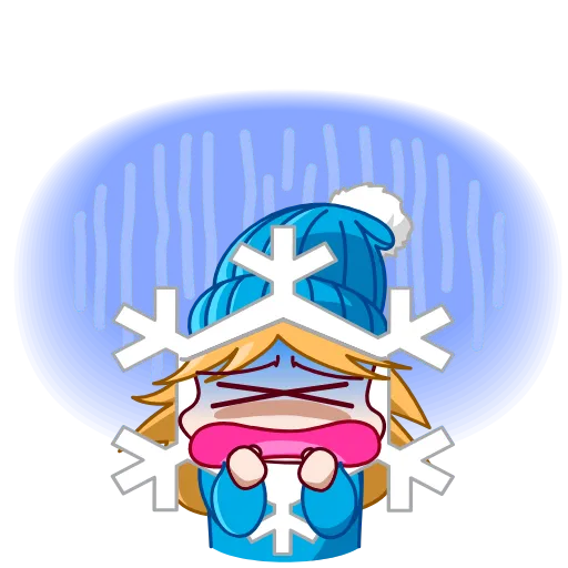 🥶 Эмодзи «Snowflake» для Telegram