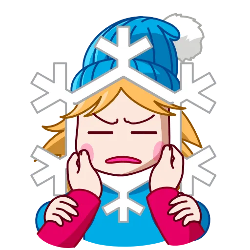 😒 Эмодзи «Snowflake» для Telegram