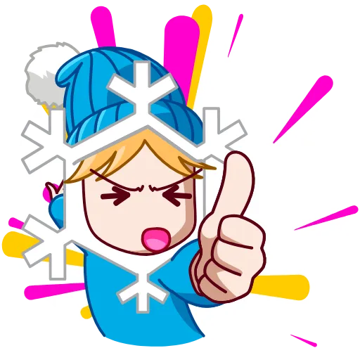 👍 Эмодзи «Snowflake» для Telegram