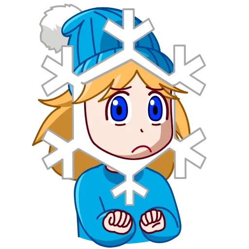 🤷‍♀ Эмодзи «Snowflake» для Telegram