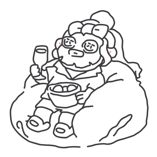 🍷 Стикер «София» для Telegram