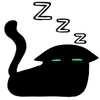 🐈‍⬛ Эмодзи «‍⬛ Black Cat - черный котик» для Telegram