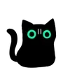 🐈‍⬛ Эмодзи «‍⬛ Black Cat - черный котик» для Telegram