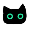 Эмодзи ‍⬛ Black Cat - черный котик для Telegram — скачать