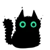 🐈‍⬛ Эмодзи «‍⬛ Black Cat - черный котик» для Telegram