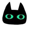 🐈‍⬛ Эмодзи «‍⬛ Black Cat - черный котик» для Telegram
