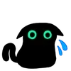 🐈‍⬛ Эмодзи «‍⬛ Black Cat - черный котик» для Telegram