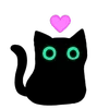 🐈‍⬛ Эмодзи «‍⬛ Black Cat - черный котик» для Telegram