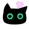 🐈‍⬛ Эмодзи «‍⬛ Black Cat - черный котик» для Telegram