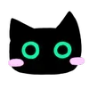 🐈‍⬛ Эмодзи «‍⬛ Black Cat - черный котик» для Telegram
