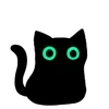🐈‍⬛ Эмодзи «‍⬛ Black Cat - черный котик» для Telegram