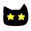 🐈‍⬛ Эмодзи «‍⬛ Black Cat - черный котик» для Telegram