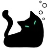 🐈‍⬛ Эмодзи «‍⬛ Black Cat - черный котик» для Telegram