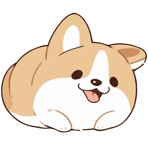 🐶 Эмодзи «Soft Corgi» для Telegram
