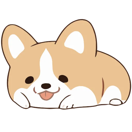 🐶 Эмодзи «Soft Corgi» для Telegram