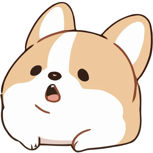 🐶 Эмодзи «Soft Corgi» для Telegram