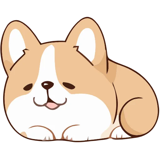 🐶 Эмодзи «Soft Corgi» для Telegram